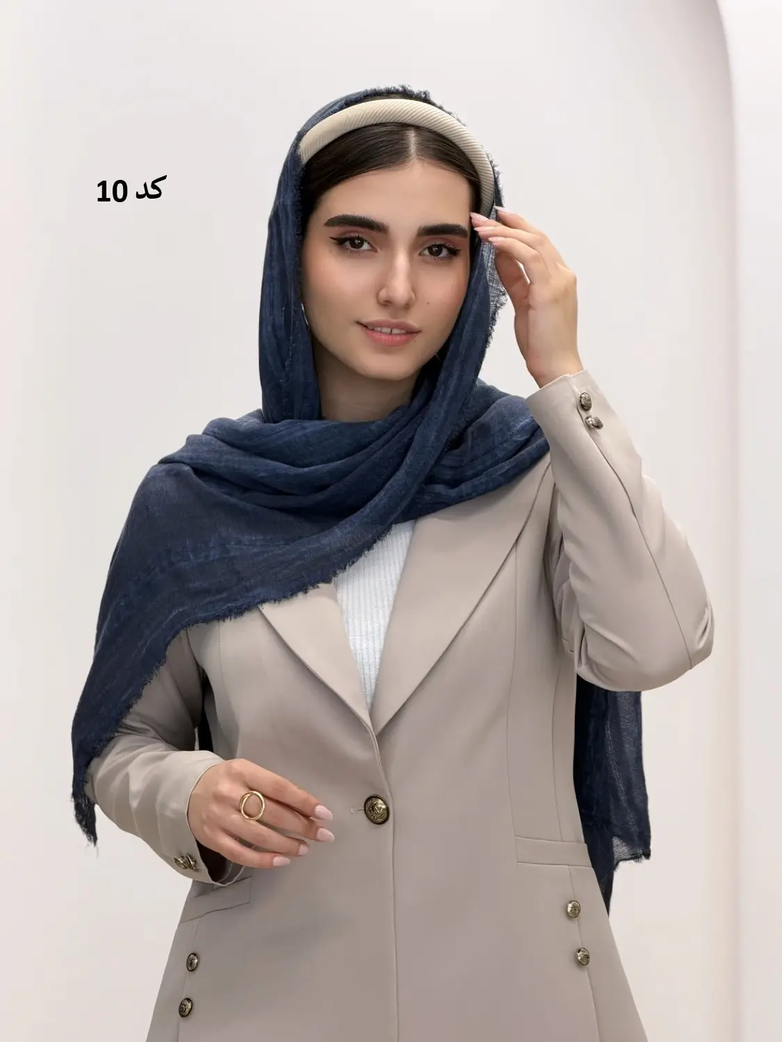 6889-شال کنفی لالیک